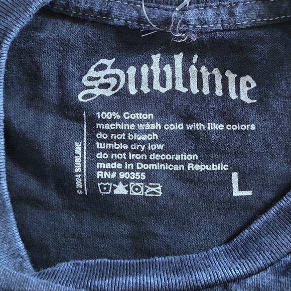 Sublime👑 Long Beach🏖 Boom Box🎶 Mineral Washed Graphic Tee👕 - NWT - Picture 5 of 12